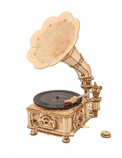 Grammophon (Lasercut Holzbausatz)