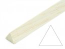 Listello triangolare balsa 8,0 x 8,0 x 1000 mm (10 pezzi)