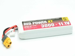 LiPo Akku RED POWER XT 3000 - 11,1V