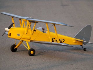 Tiger Moth DH.82 (gelb/silber) / 1400 mm