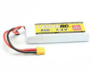 Bateria LiPo LEMONRC 850 - 7.4V (35C)