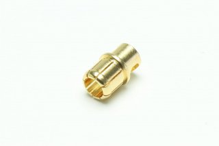 Bullet Connector 8.0mm gold plated male (10pcs.)