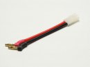Cable adaptador angualr / 4mm dorado -&gt; Tamiya