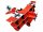 Crack Fokker rouge (Combo) / 890mm