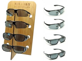 Sonnenbrillen SKY NOVA 8er Set + Displayst&auml;nder