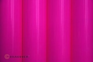 B&uuml;gelfolie Oracover fluoresz. neon-pink (2 Meter)