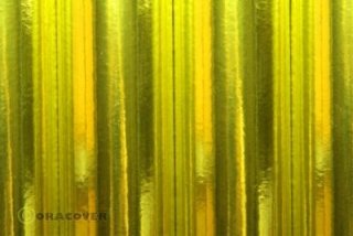 B&uuml;gelfolie Oracover chrom gelb (2 Meter)