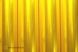 Bügelfolie Oracover transparent gelb (2 Meter)