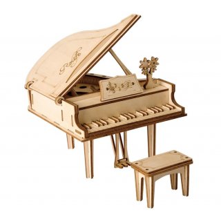 Grand Piano (kit en bois découpé au laser)