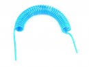 Spiral Tube PU 5mm blue / 1 Meter