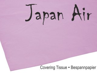 Carta coprente JAPAN AIR 16g rosa 500 x 690 mm (10 pezzi)