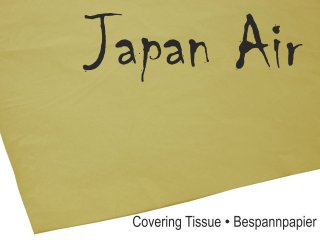 Papel de cobertura JAPAN AIR 16g marrón 500 x 690 mm (10 piezas)
